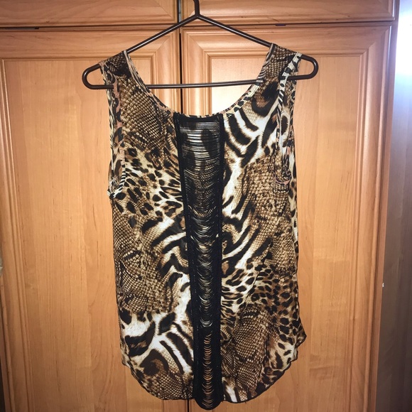 Tiger Print Tank Top - Picture 2 of 6